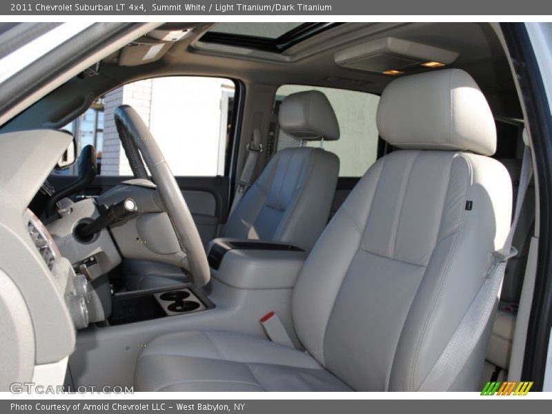 Summit White / Light Titanium/Dark Titanium 2011 Chevrolet Suburban LT 4x4