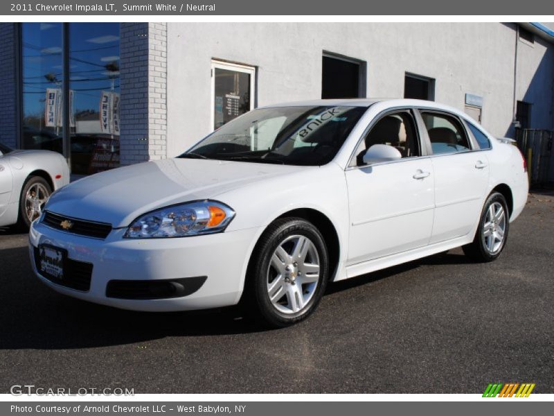 Summit White / Neutral 2011 Chevrolet Impala LT