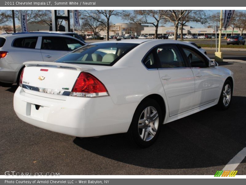Summit White / Neutral 2011 Chevrolet Impala LT