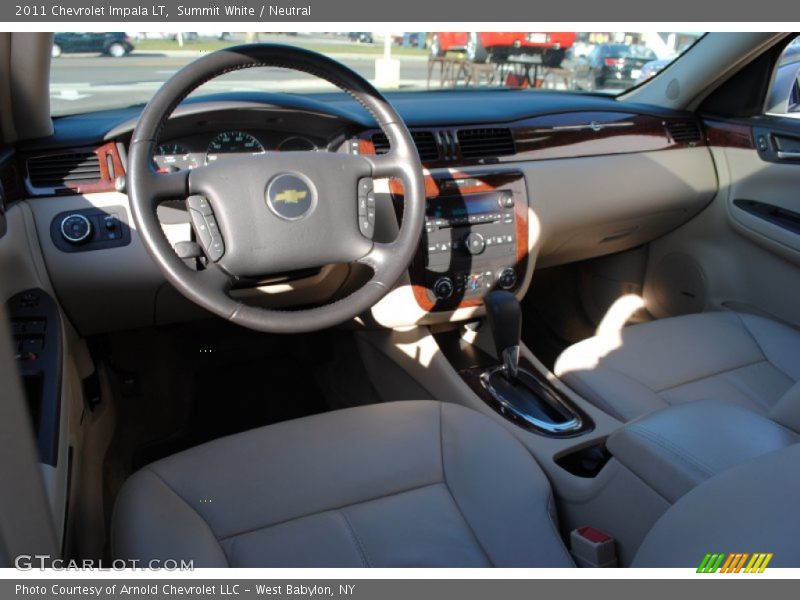 Summit White / Neutral 2011 Chevrolet Impala LT