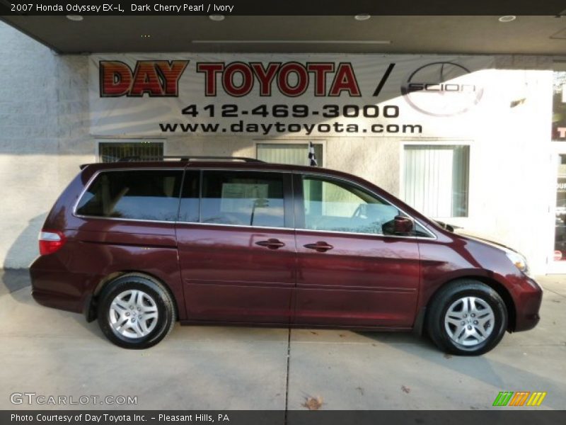 Dark Cherry Pearl / Ivory 2007 Honda Odyssey EX-L