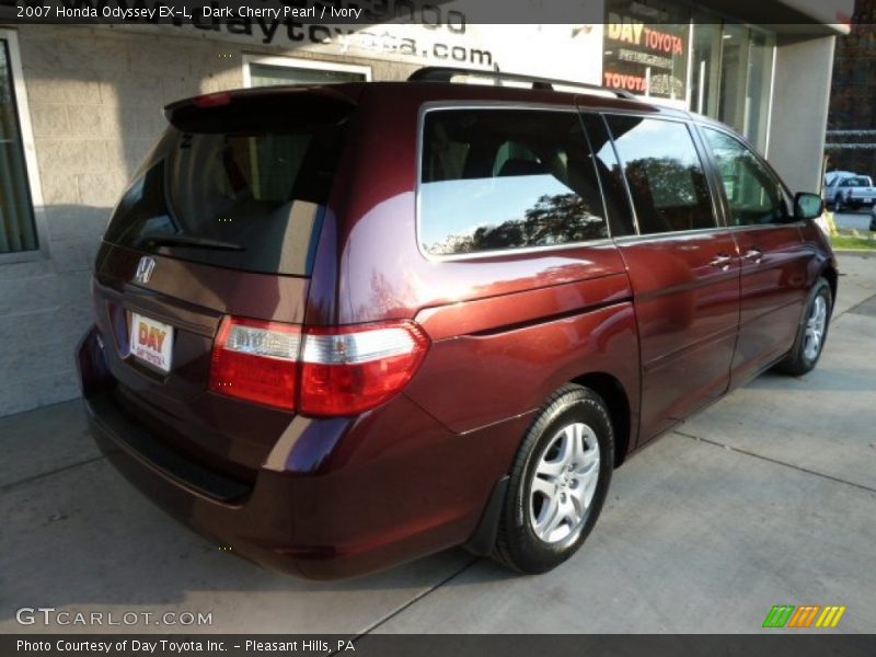 Dark Cherry Pearl / Ivory 2007 Honda Odyssey EX-L