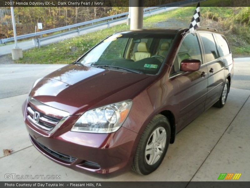 Dark Cherry Pearl / Ivory 2007 Honda Odyssey EX-L