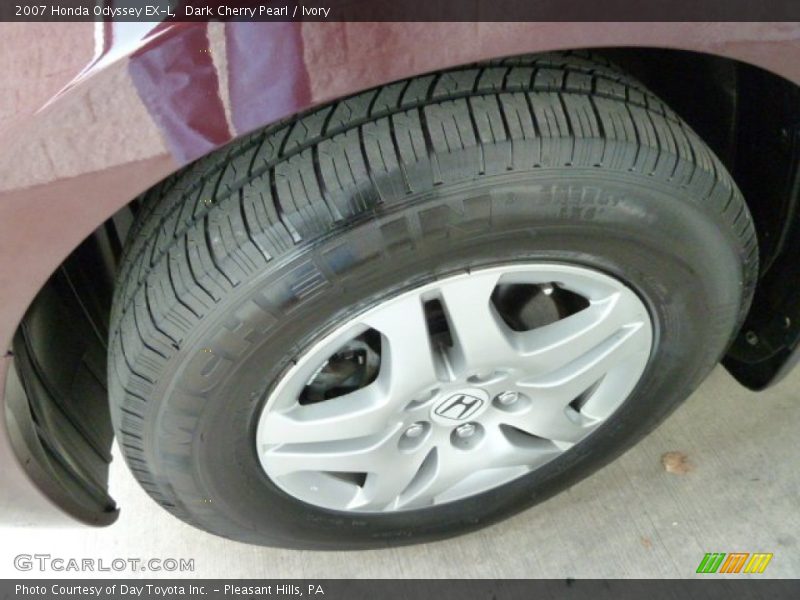 Dark Cherry Pearl / Ivory 2007 Honda Odyssey EX-L