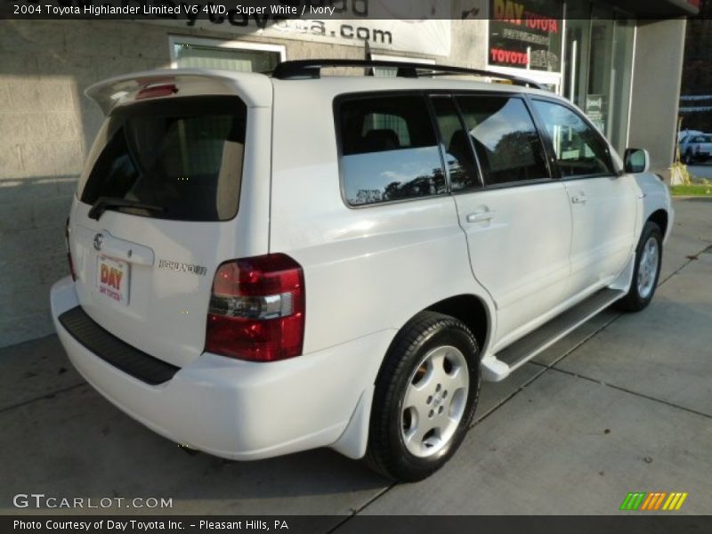 Super White / Ivory 2004 Toyota Highlander Limited V6 4WD