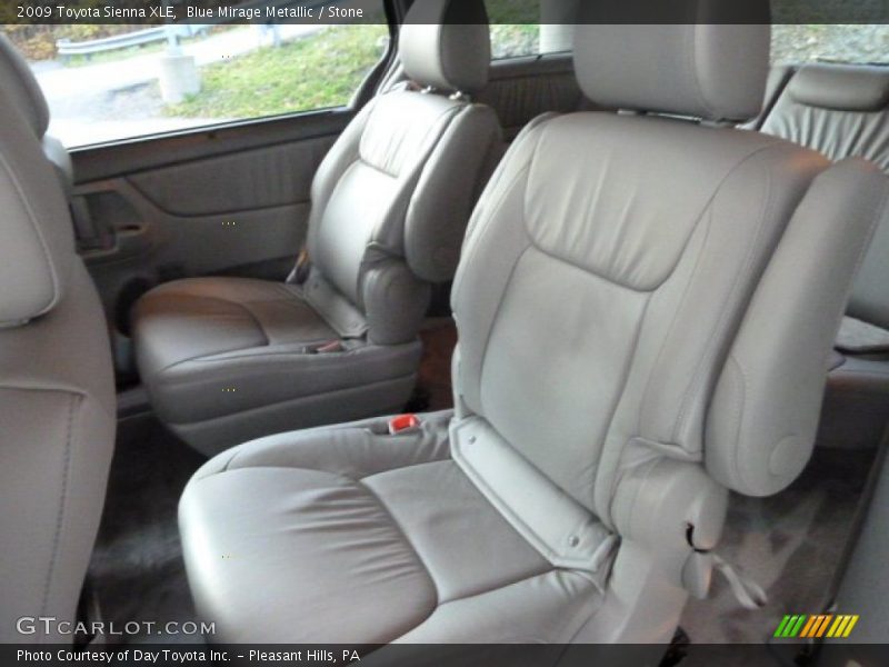 Blue Mirage Metallic / Stone 2009 Toyota Sienna XLE