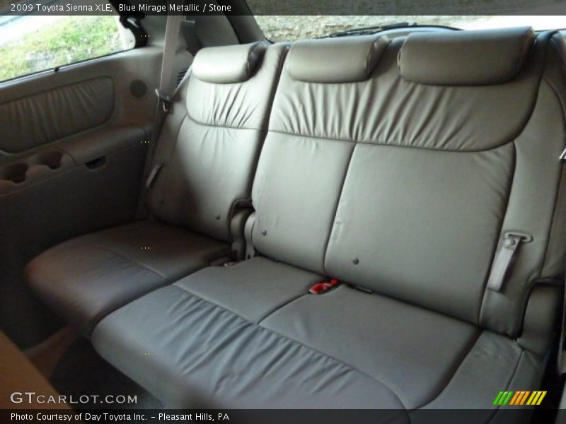 Blue Mirage Metallic / Stone 2009 Toyota Sienna XLE