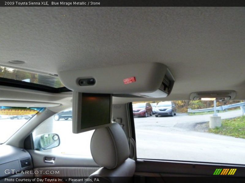 Blue Mirage Metallic / Stone 2009 Toyota Sienna XLE