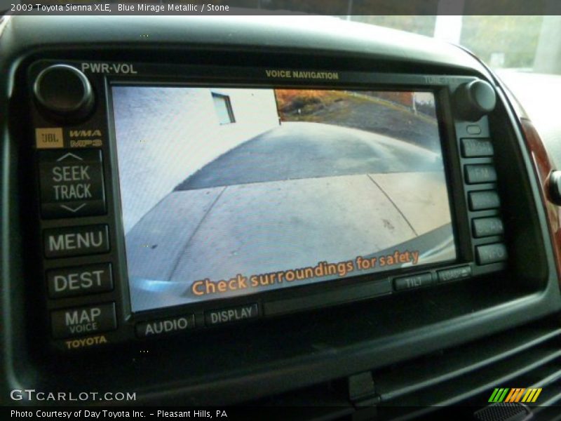 Blue Mirage Metallic / Stone 2009 Toyota Sienna XLE