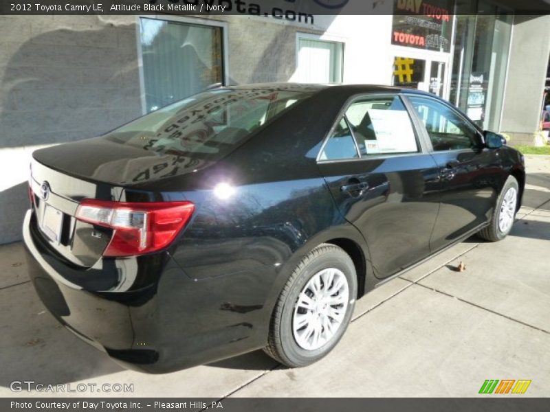 Attitude Black Metallic / Ivory 2012 Toyota Camry LE