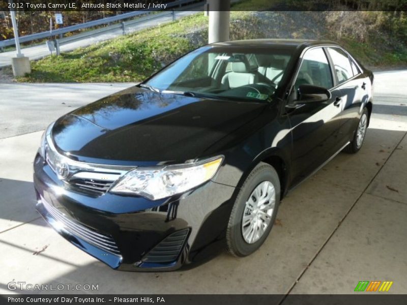 Attitude Black Metallic / Ivory 2012 Toyota Camry LE