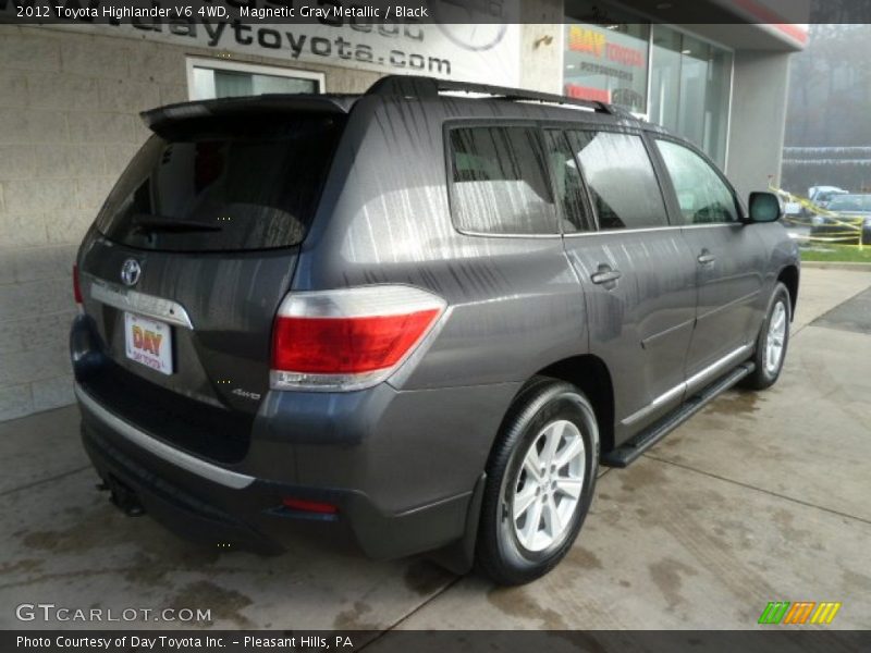 Magnetic Gray Metallic / Black 2012 Toyota Highlander V6 4WD