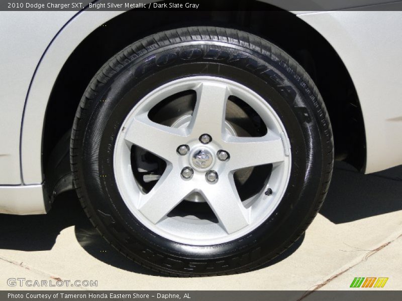 Bright Silver Metallic / Dark Slate Gray 2010 Dodge Charger SXT