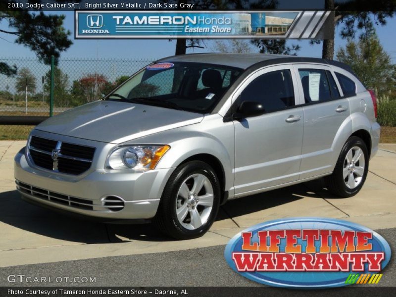 Bright Silver Metallic / Dark Slate Gray 2010 Dodge Caliber SXT