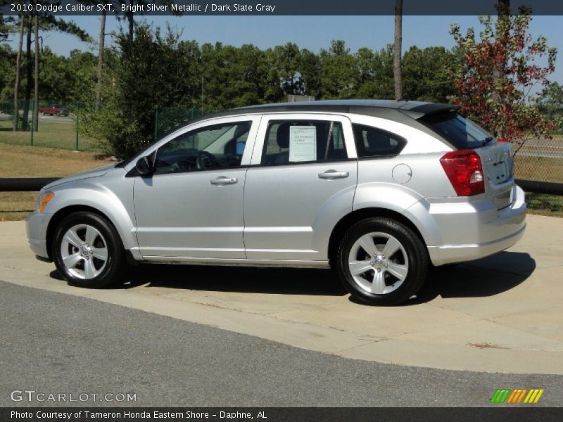 Bright Silver Metallic / Dark Slate Gray 2010 Dodge Caliber SXT
