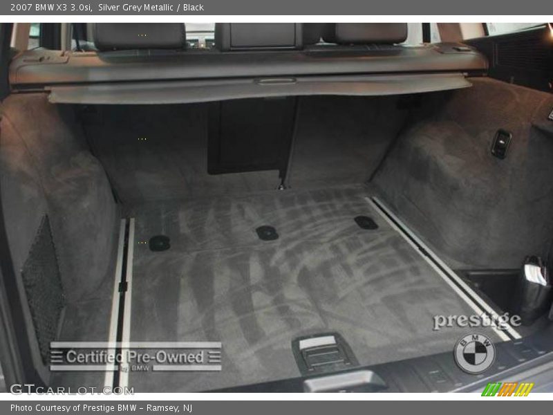 Silver Grey Metallic / Black 2007 BMW X3 3.0si