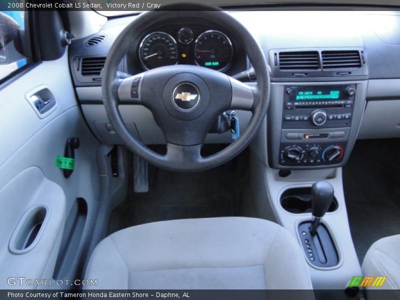 Victory Red / Gray 2008 Chevrolet Cobalt LS Sedan