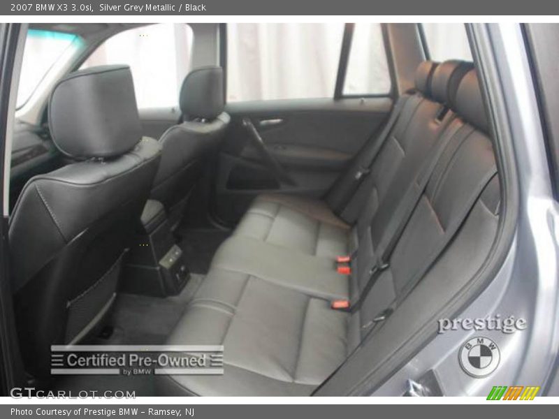 Silver Grey Metallic / Black 2007 BMW X3 3.0si