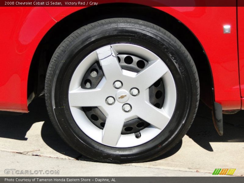 Victory Red / Gray 2008 Chevrolet Cobalt LS Sedan