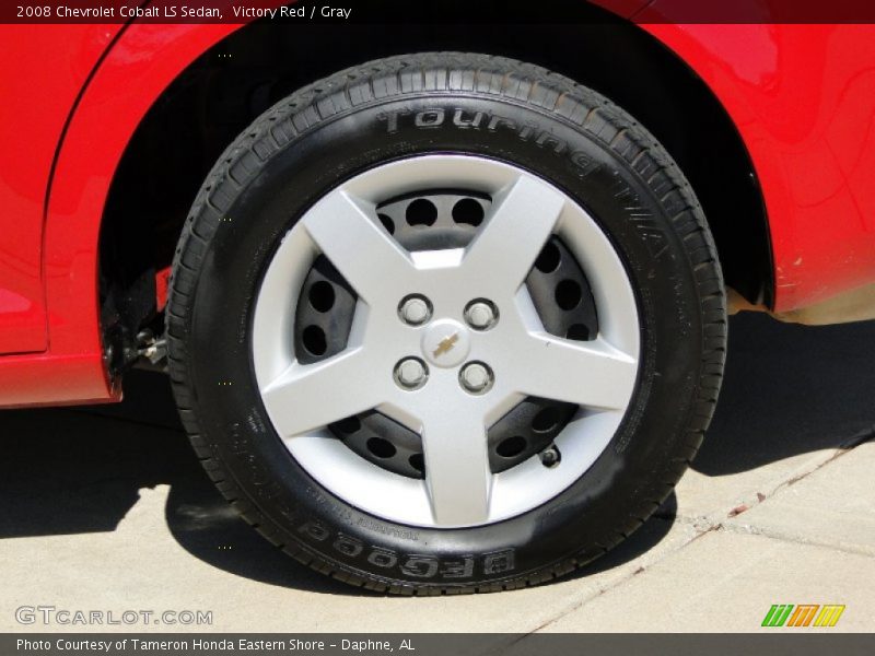 Victory Red / Gray 2008 Chevrolet Cobalt LS Sedan