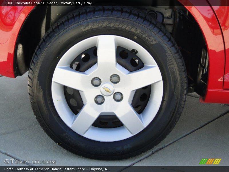 Victory Red / Gray 2008 Chevrolet Cobalt LS Sedan