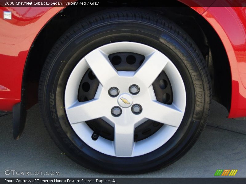 Victory Red / Gray 2008 Chevrolet Cobalt LS Sedan