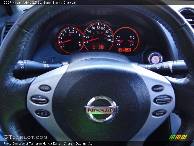 Super Black / Charcoal 2007 Nissan Altima 2.5 SL