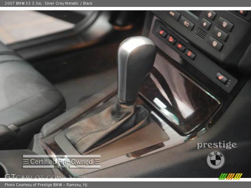 Silver Grey Metallic / Black 2007 BMW X3 3.0si