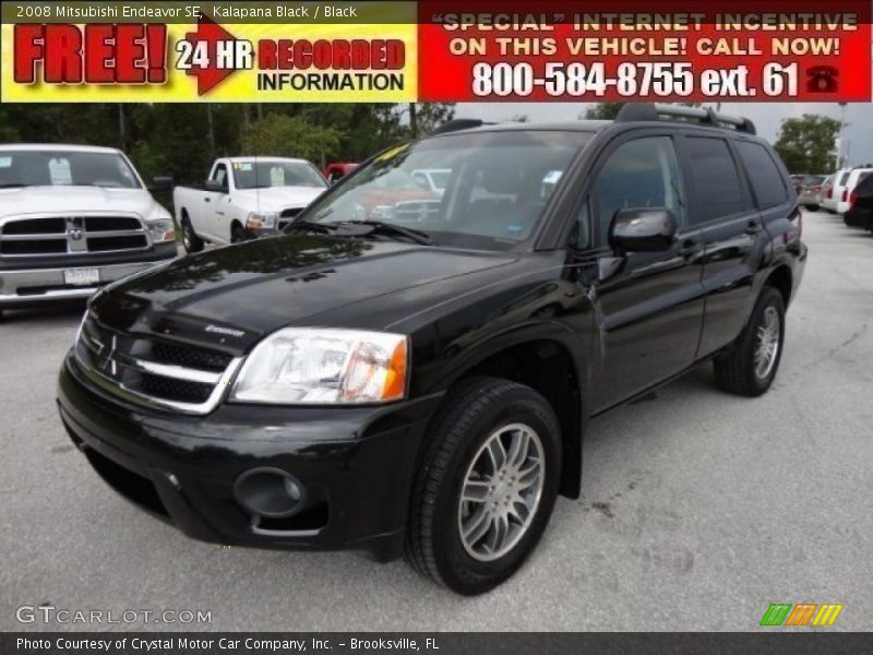 Kalapana Black / Black 2008 Mitsubishi Endeavor SE