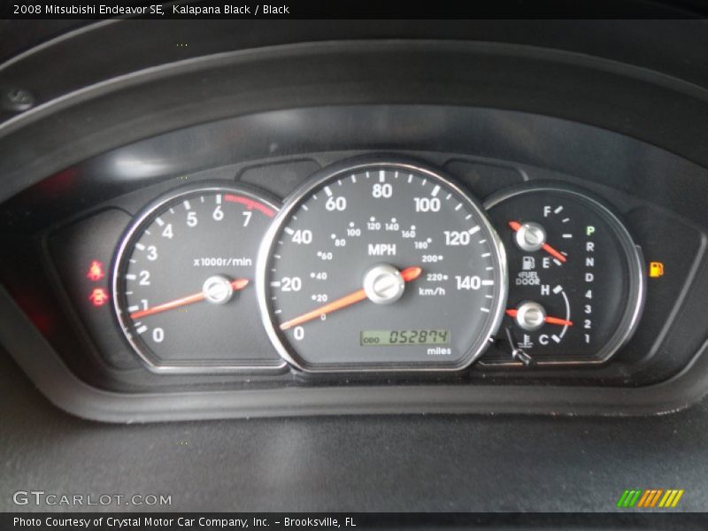 Kalapana Black / Black 2008 Mitsubishi Endeavor SE