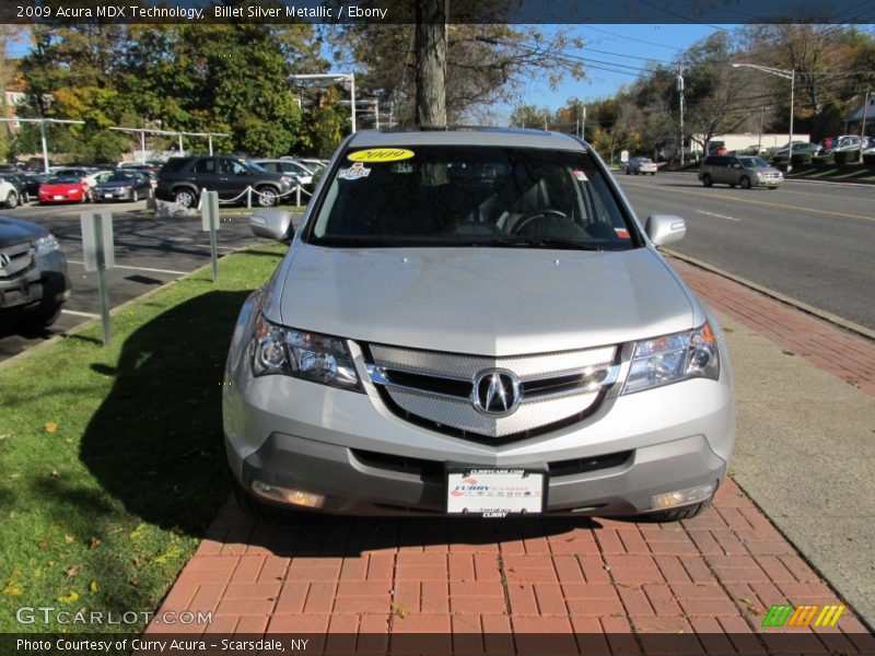 Billet Silver Metallic / Ebony 2009 Acura MDX Technology