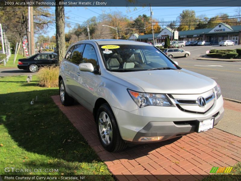 Billet Silver Metallic / Ebony 2009 Acura MDX Technology