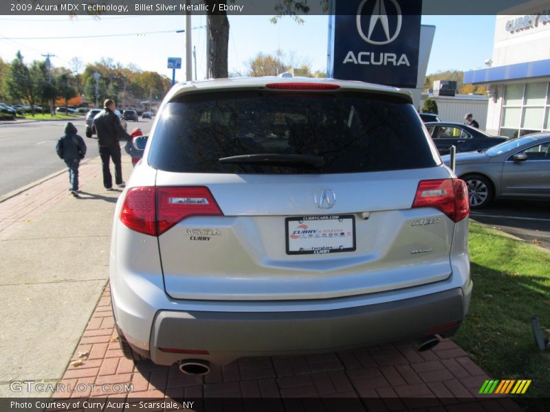 Billet Silver Metallic / Ebony 2009 Acura MDX Technology