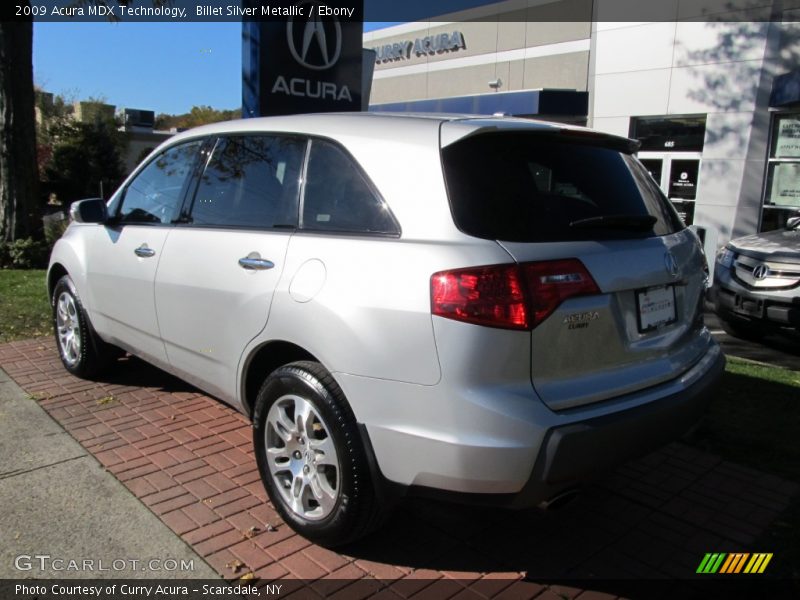 Billet Silver Metallic / Ebony 2009 Acura MDX Technology