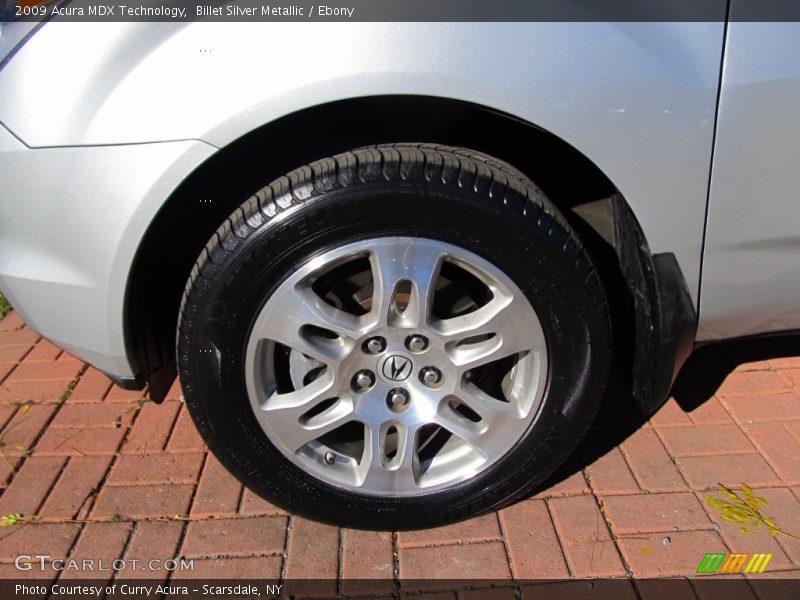 Billet Silver Metallic / Ebony 2009 Acura MDX Technology
