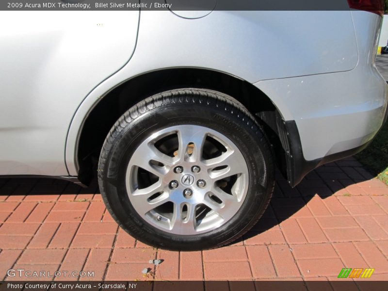 Billet Silver Metallic / Ebony 2009 Acura MDX Technology
