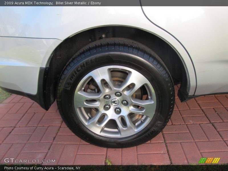Billet Silver Metallic / Ebony 2009 Acura MDX Technology