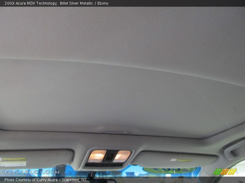 Billet Silver Metallic / Ebony 2009 Acura MDX Technology