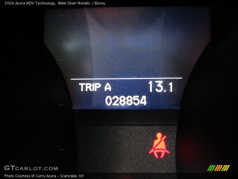 Billet Silver Metallic / Ebony 2009 Acura MDX Technology
