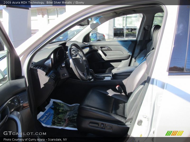 Billet Silver Metallic / Ebony 2009 Acura MDX Technology