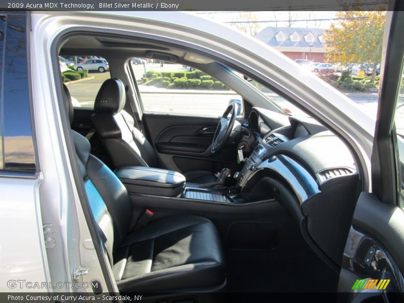 Billet Silver Metallic / Ebony 2009 Acura MDX Technology