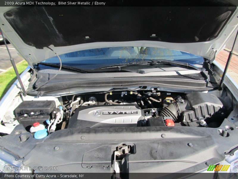 Billet Silver Metallic / Ebony 2009 Acura MDX Technology