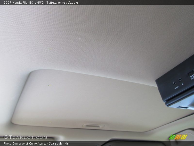 Taffeta White / Saddle 2007 Honda Pilot EX-L 4WD