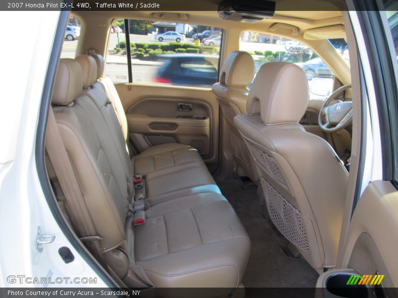 Taffeta White / Saddle 2007 Honda Pilot EX-L 4WD