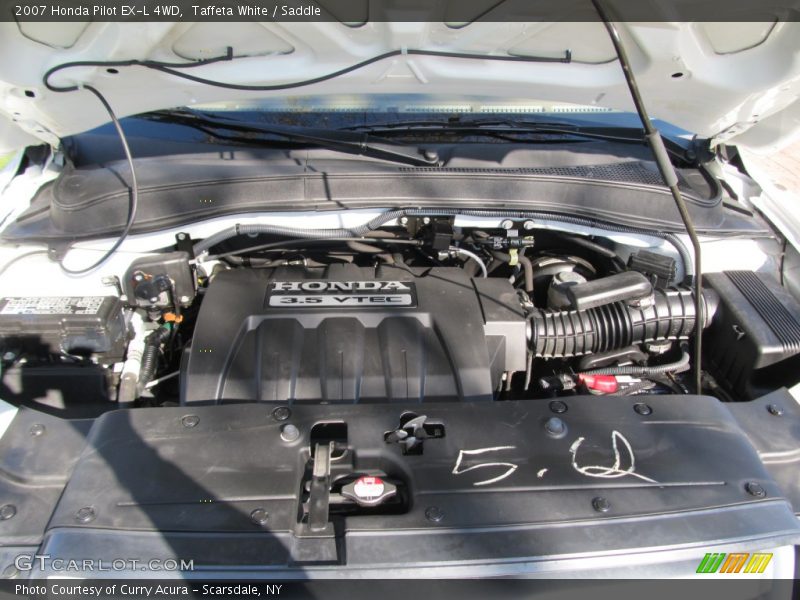 Taffeta White / Saddle 2007 Honda Pilot EX-L 4WD