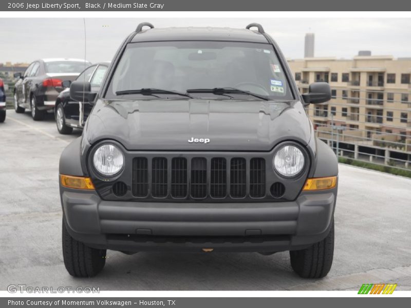 Black / Medium Slate Gray 2006 Jeep Liberty Sport