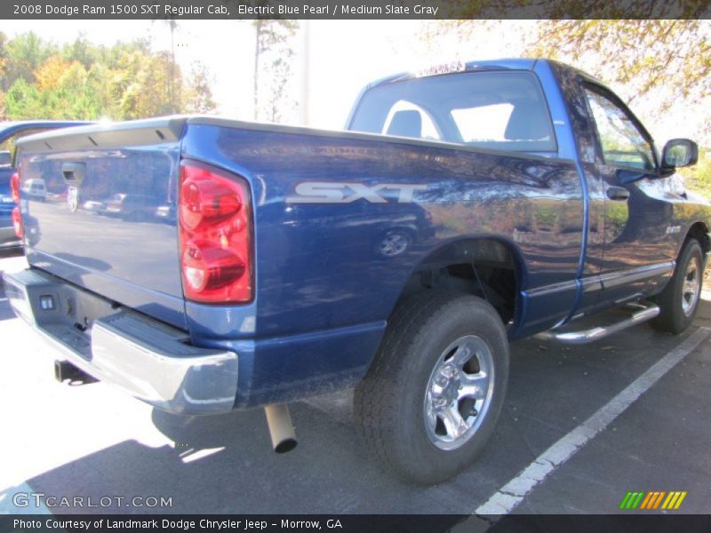 Electric Blue Pearl / Medium Slate Gray 2008 Dodge Ram 1500 SXT Regular Cab