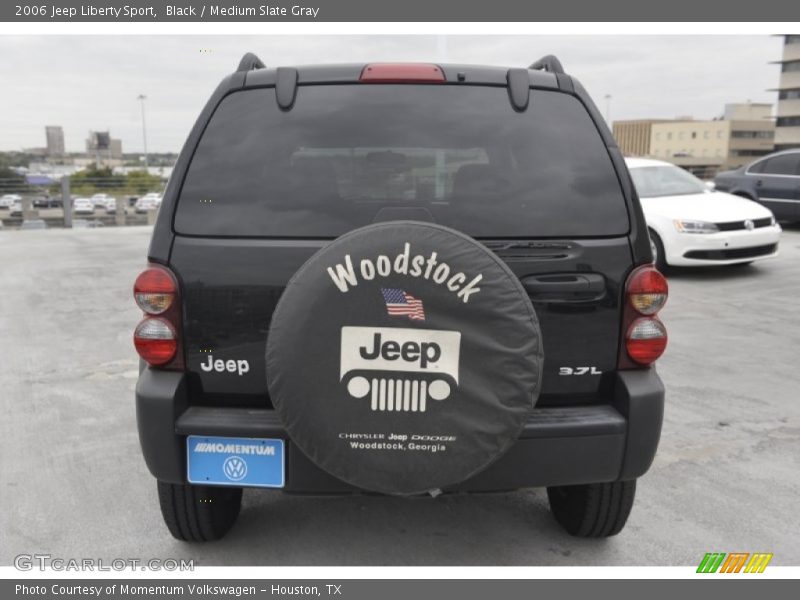 Black / Medium Slate Gray 2006 Jeep Liberty Sport