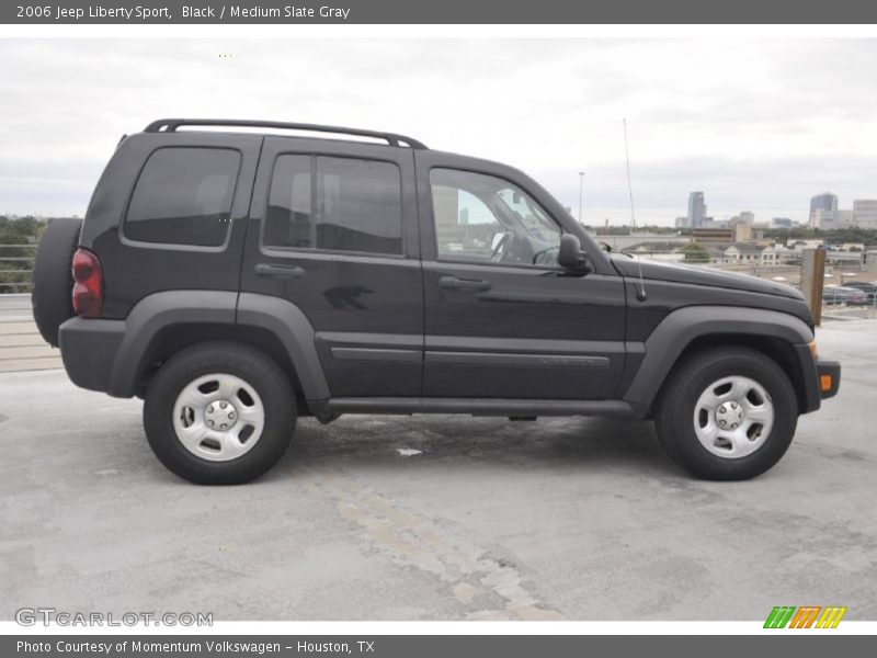 Black / Medium Slate Gray 2006 Jeep Liberty Sport