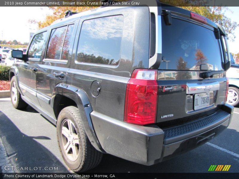 Brilliant Black Crystal Pearl / Dark Slate Gray 2010 Jeep Commander Limited